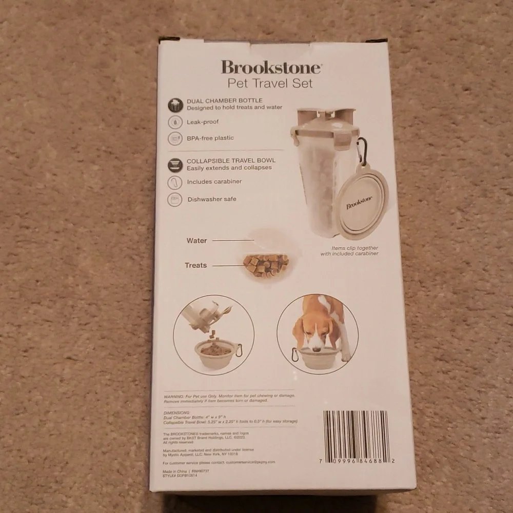 Brookstone Pet Travel Set